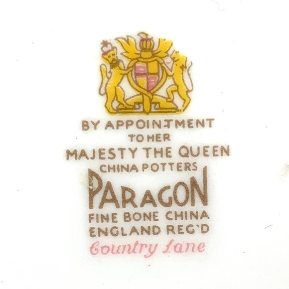 1950's PARAGON, By Appointment to Her Majesty The Queen, Fine Bone China saucers - Picture 3 of 7